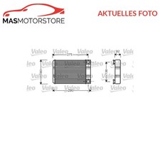 WÄRMETAUSCHER INNENRAUMHEIZUNG VALEO 812321 A FÜR MERCEDES-BENZ C-CLASS,CLK