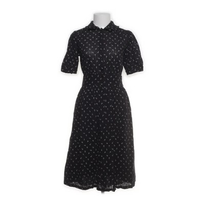 Ba&sh, Kleid, Größe: S, Schwarz/Weiß/Mehrfarbig, Baumwolle/Viskose #bXI