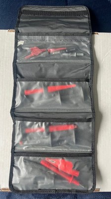 Fluke Test Lead Set in Soft Case (Alligators Big & Small, Hook/Clips, Probes)