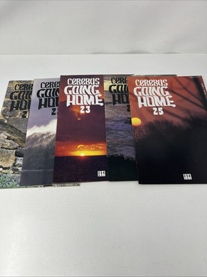 Cerebus Going Home #252 256   5 Issue Lot Dave Sim