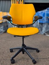 Humanscale Freedom Ergonomic Office Chair Yellow | Refurbished | Adjustable Arms