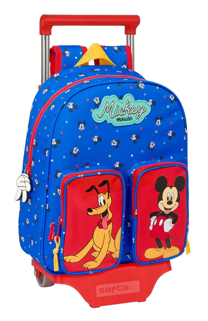 Sac à dos à roulettes Mickey Mouse idéal pour la rentrée scolaire en primaire