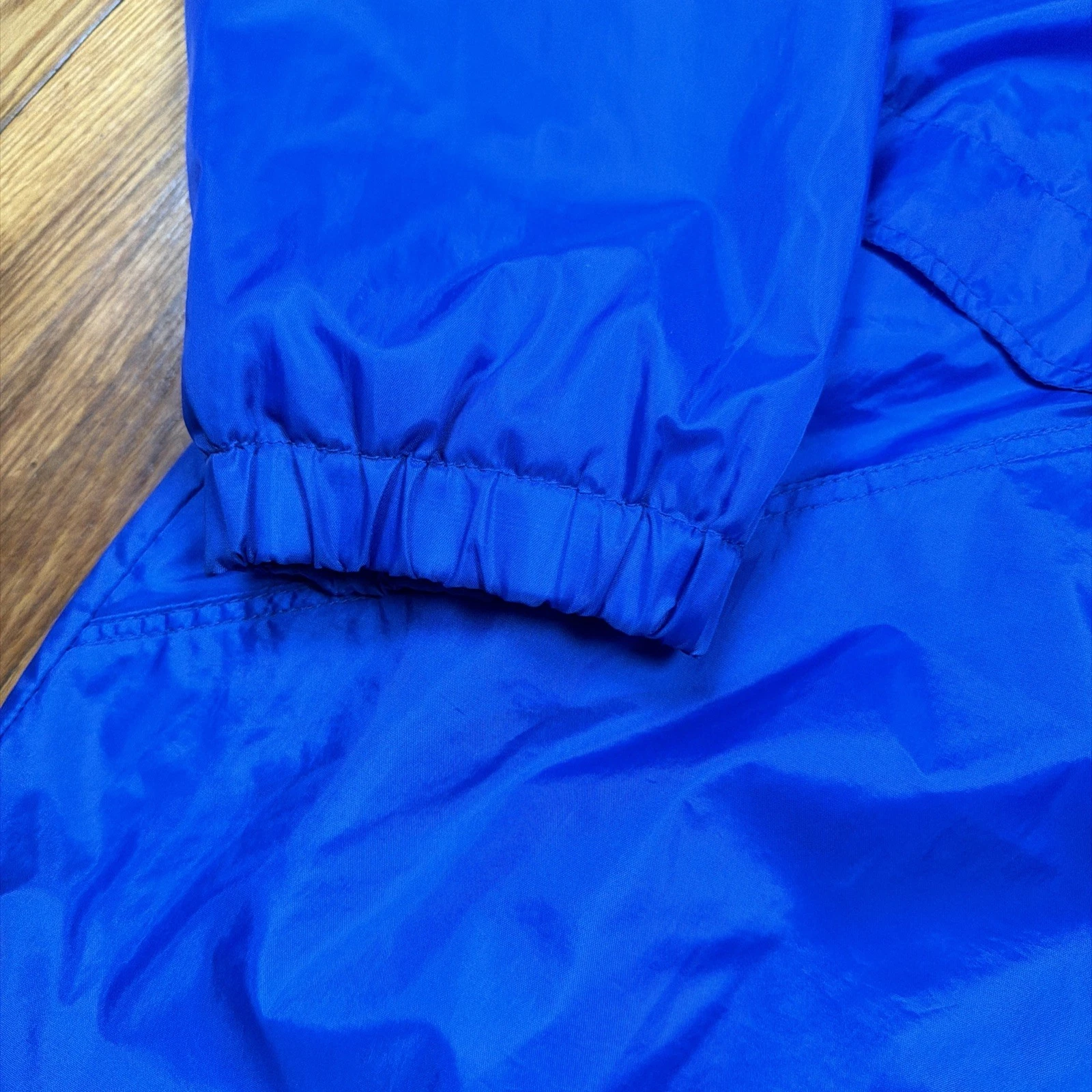 Vintage 90s Currentseen Jacket Mens 2XL Blue Lined Wind Breaker Nylon Pockets image 10