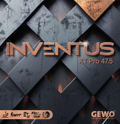 Gewo Inventus XT Pro 47.5 TableTennis & PingPong Rubber Ships in 10 Business Day