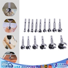15PCS Metric 10-50mm High Carbon Steel Professional Wood Forstner Drill Bit Set