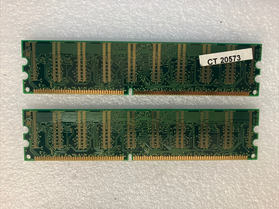 (2x 256MB) Nanya PC-2100U DDR-266MHz DIMM Desktop Memory RAM - Image 2 of 3
