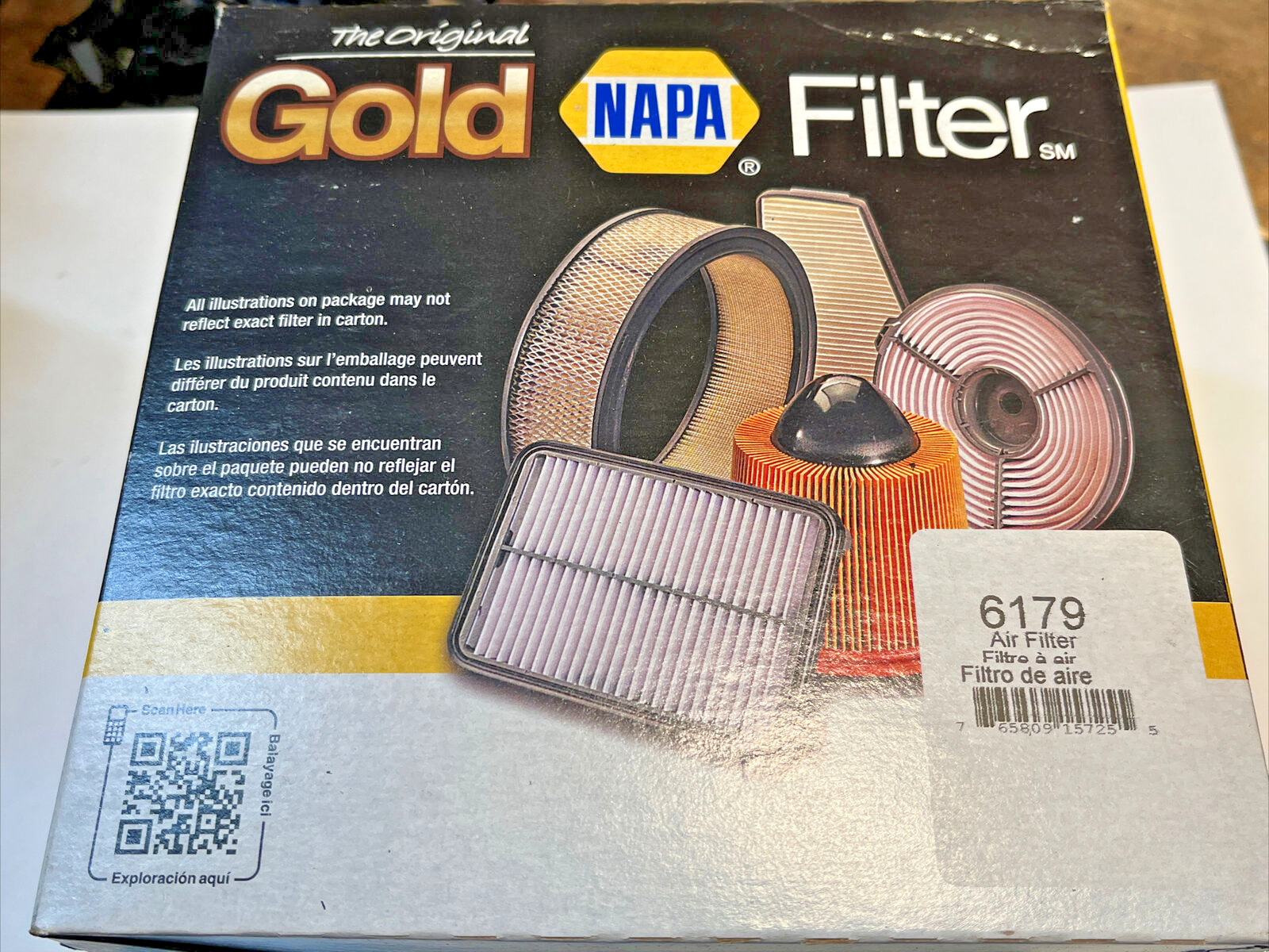 NAPA Gold Air Filter 6179