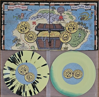 LESS THAN JAKE - Broken Words & Not My Problem 7''s  Lim. Color Vinyl Ska Punk
