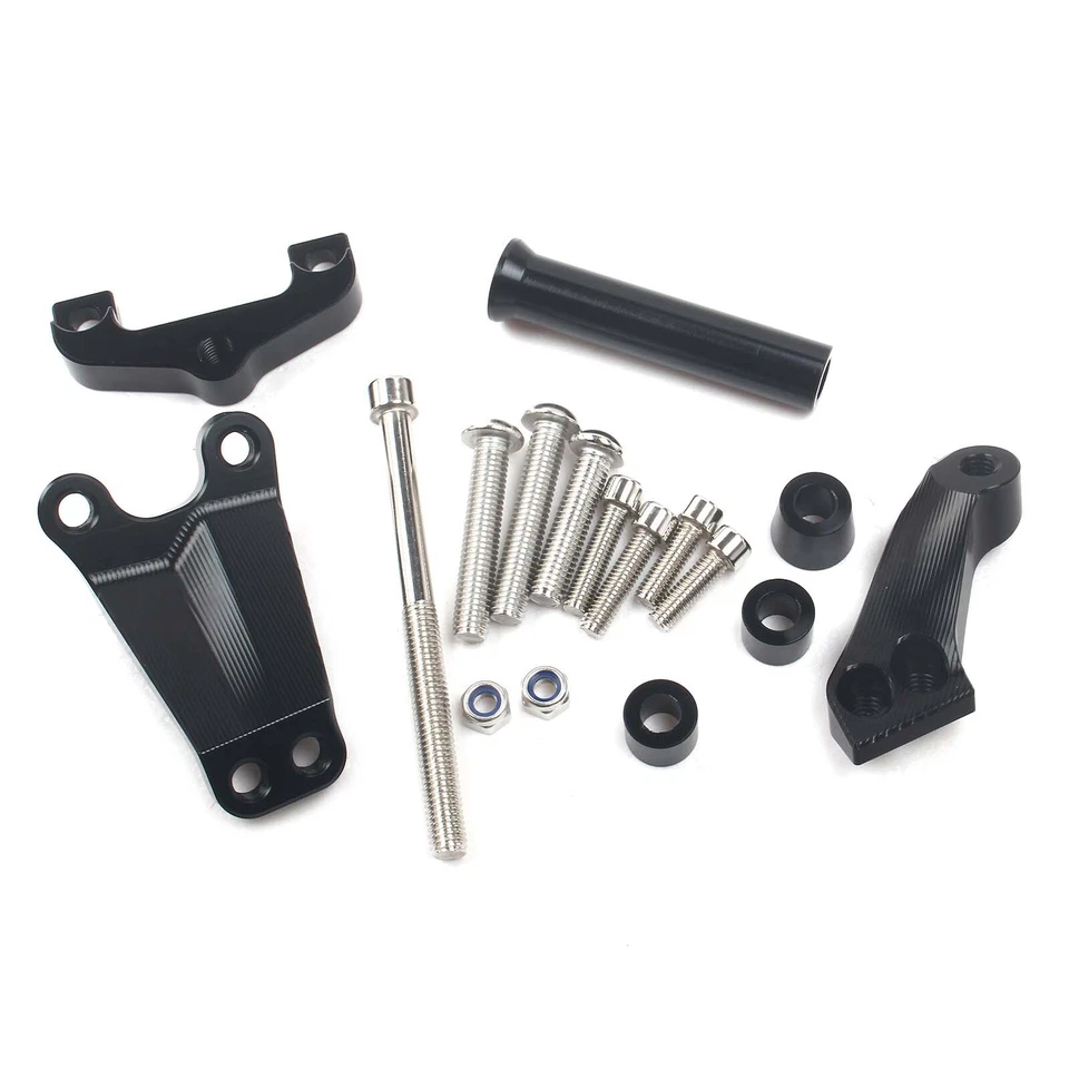 Kit de soporte estabilizador amortiguador de dirección BK/GD/RD/GN/TM para Kawasaki ER6N Foto 4 de 4