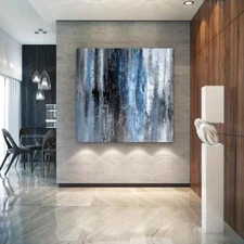 Painting Texture Painting Modern Wall Canvas Acrylic Abstract Acrylic Textured