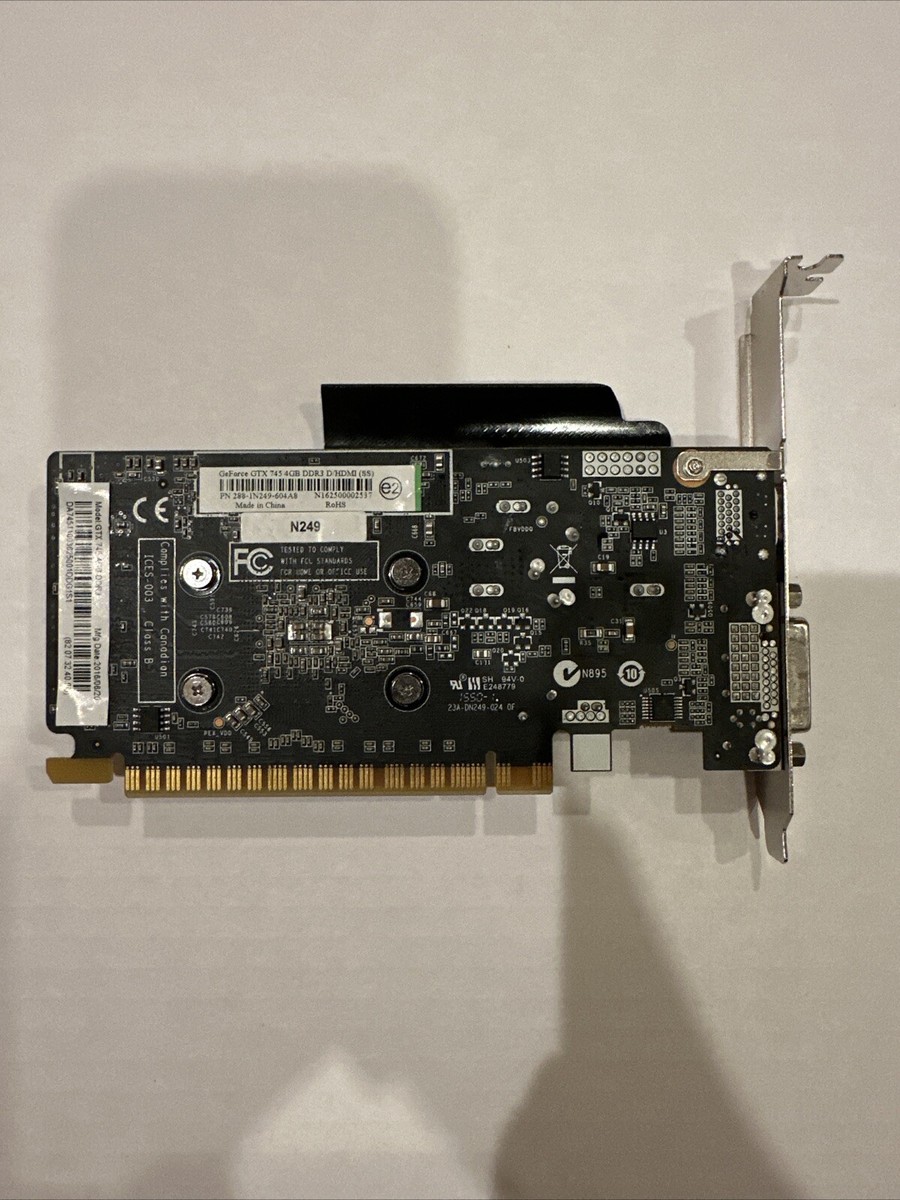 GeForce GTX 745 4GB DDR3 D/HDMI (SS)