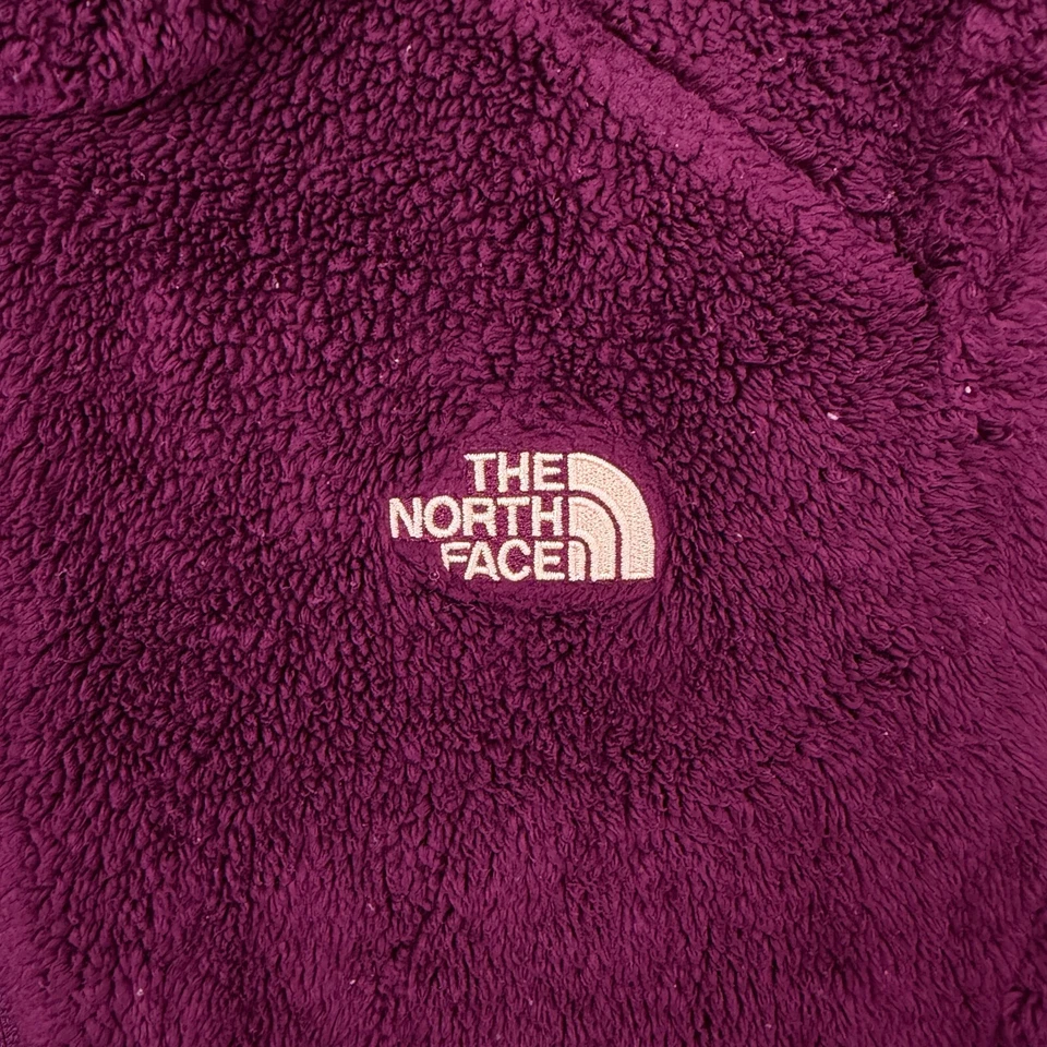 Chaqueta para mujer The North Face mediana púrpura Osito polar cremallera completa abrigo exterior M Foto 2 de 4