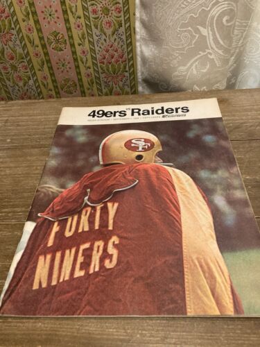 49ers vs Raiders Program 1968 - Picture 2 of 4
