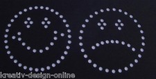 Hotfix Legeboard / Legeschablone Strass Schablone Smilies für 3mm Hotfix Steine