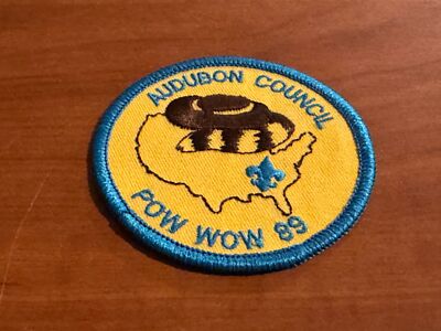 BSA, 1989 Pow Wow Patch, Audubon Council
