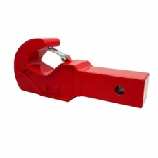 Royal Hooks Billet Aluminum 2" Hitch Hook Tow Hook Red RHO-12007-RD