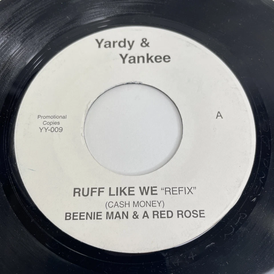 РЕДКАЯ! Beenie Man / Red Rose, Ruff Like We (виниловая пластинка, 45 об/мин, 7", 2003) ПРОМО - Изображение 3 из 4