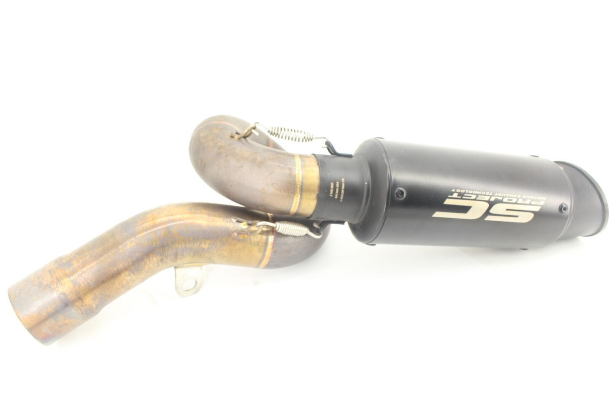 09-11 KAWASAKI NINJA ZX6R EXHAUST PIPE MUFFLER SLIP ON CAN