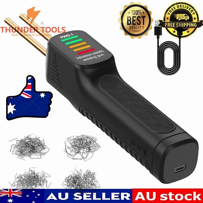 Thunder Tools Cordless Plastic Welder Kit Rechargeable Handheld Plastic Welding