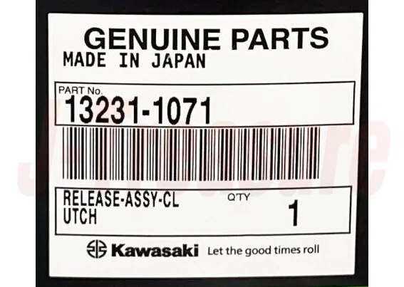 Conjunto de liberación de embrague genuino KAWASAKI VULCAN 1500 CLASSIC VN1500 96-08 FABRICANTE DE EQUIPOS ORIGINALES Foto 3 de 4