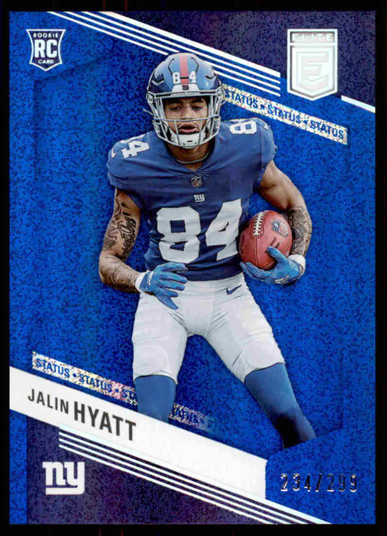 2023 Donruss Elite #149 Jalin Hyatt #/299 Status Sparkle