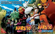 Naruto & Naruto Shippuden Complete DVD 1-720 Episodes & 11 Movies [English Dub]