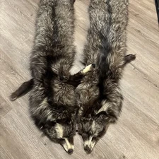 Russian sable Fox fur scarf Shaw Double Mint Connected Shaw Shoulder Excellent