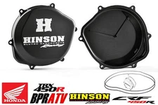 Hinson Racing Black Billet Clutch Cover & Gasket O-ring Honda TRX450R TRX 450ER
