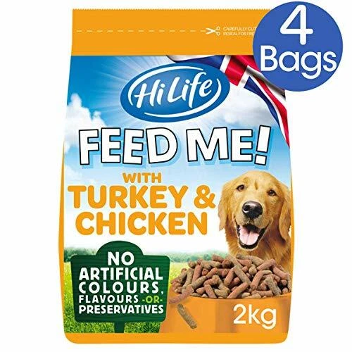 HiLife FEED ME! Complete Dry Dog Food - Turkey Chicken Bacon Vegetables