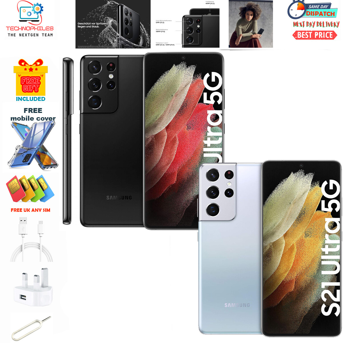 A】Galaxy S21 Ultra 5G/358649681078913（Samsung Galaxy S21 Ultra  