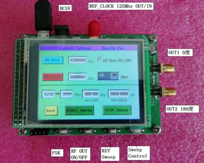 New ADF4355 250Mhz-6.8G Sweep RF Signal Generator VCO Microwave Frequency