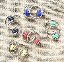 New 5 Pc Chain Fidget Toy Spinner Ring Sensory Toys Stress Relief Tops