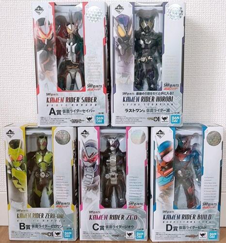 Ichiban Kuji S.H.Figuarts Kamen Rider A, B, C, D, Last One Prize 5 types set JP - Picture 1 of 7