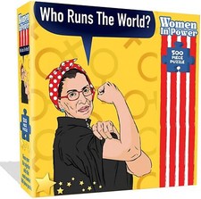 Ruth Bader Ginsberg RBG Jigsaw Puzzle 500pcs Women in Power Illustration Design