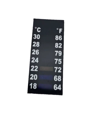 EUROPET BERNINA LCD-Thermometer selbstklebend Aquariumthermometer 18-30° Digitalthermometer