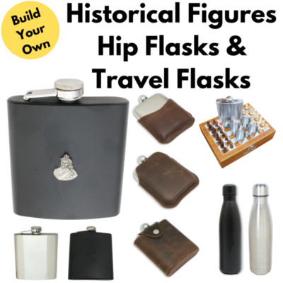Historische Figuren Flachmänner & Reisekolben graviert Geschenke