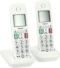 Gigaset - E290A Duo - Cordless Phones for Seniors - White - New Condition