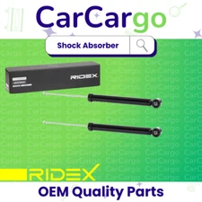 Pair X2 Rear Shock Absorbers Gas for VW Fox 2003 - 2015 OE Quality Ridex