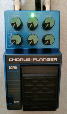 ギター Ibanez DCF10 Digital Chorus/Flanger Vintage Ibanez DCF10 Digital Chorus/Flanger Effects Pedal