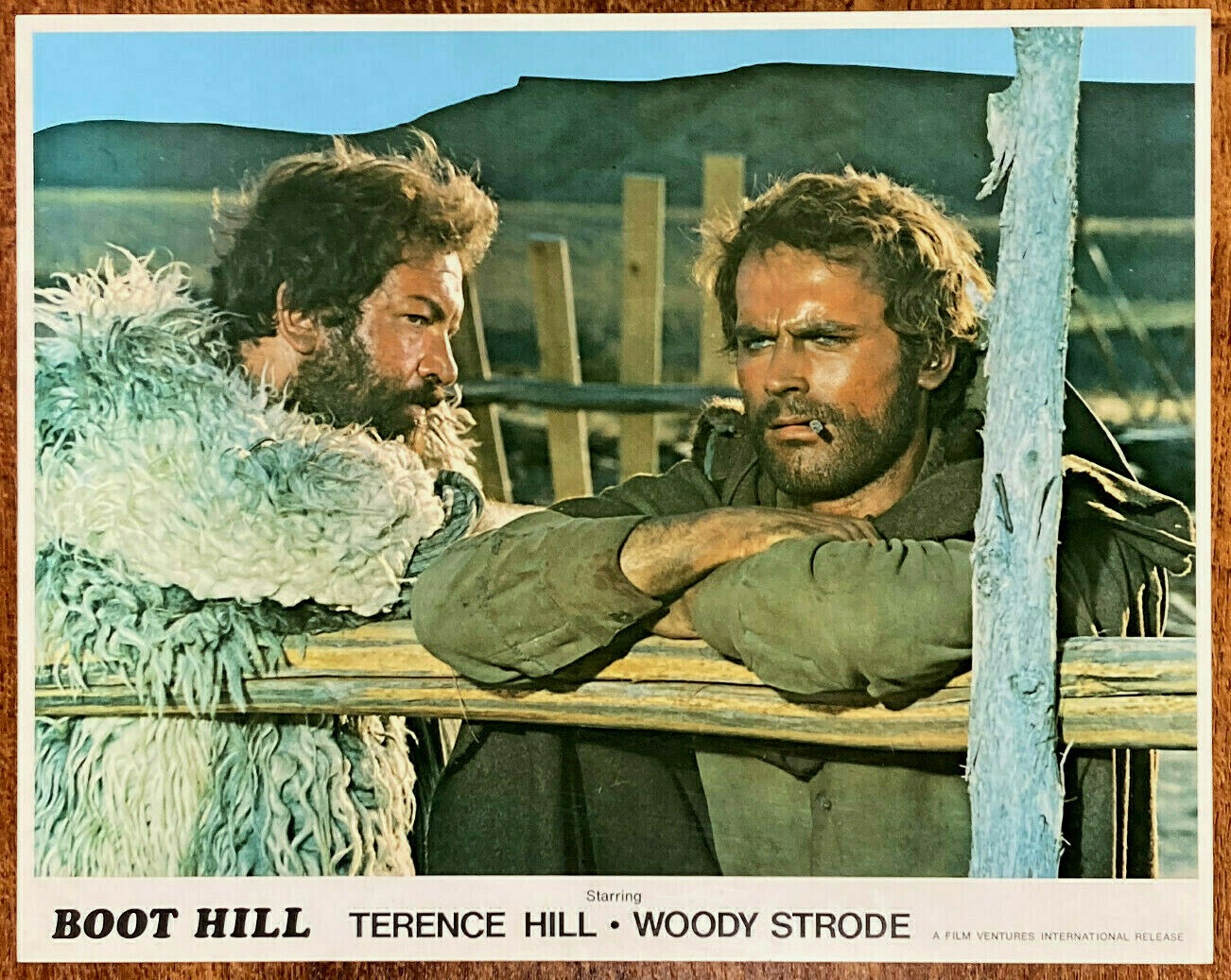 BOOT HILL Original Movie Lobby Card Terence Hill Spaghetti Western Bud
