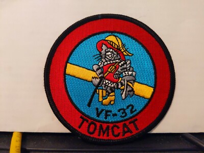 Navy F-14 Tomcat VF-32 3 1/2 X 3 1/2 inch VER#2