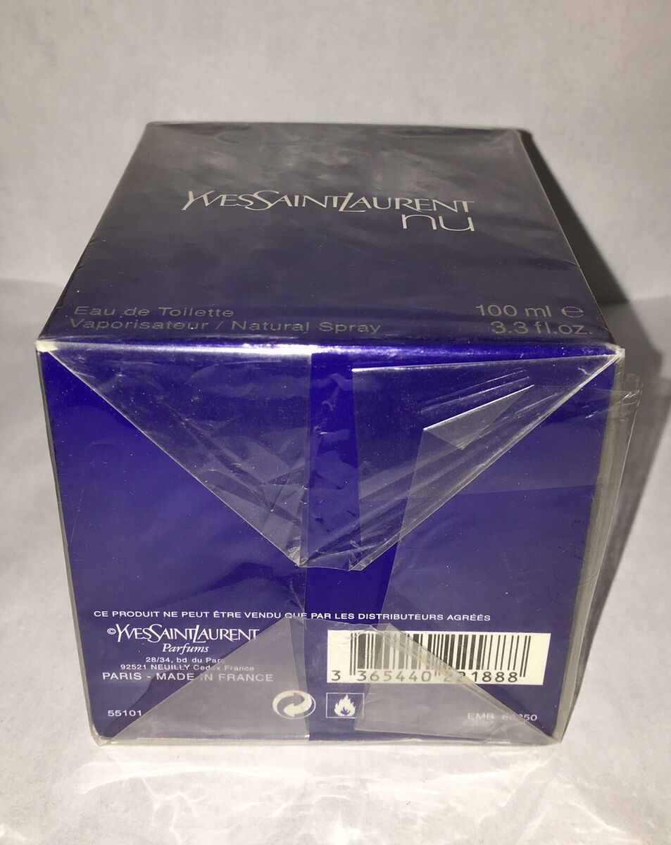 Yves Saint Laurent NU Edt Spray 3.4oz,NIB,Sealed Yves Saint Laurent NU Edt Spray 3.4oz,NIB,Sealed
