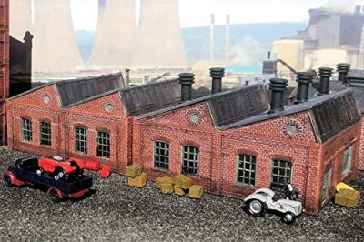 Gaugemaster GMKD1008 - Brauerei / Fabrik Geschäfte N (1:148) Plastik Set - T48