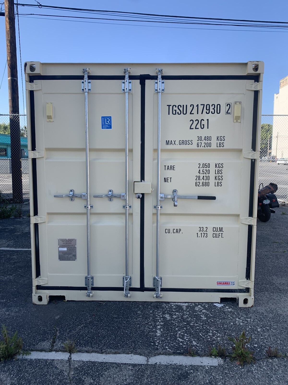 20ft Cargo Worthy Shipping Container /20ft Storage Container Long