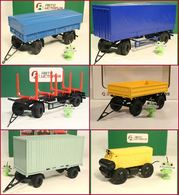 1:43 Russia Anhänger GKB 8350 8535 Container ZIF55 MAZ 8926 83781 Auflieger 5217 - Bild 1 von 2