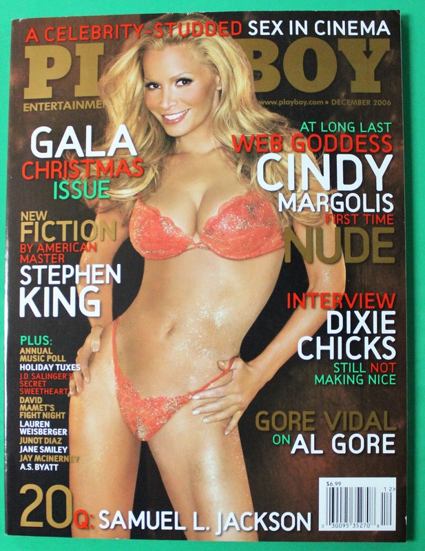 PLAYBOY DECEMBER 2006 - PLAYMATE KIA DRAYTON - CINDY MARGOLIS -CHRISTMAS ISSUE