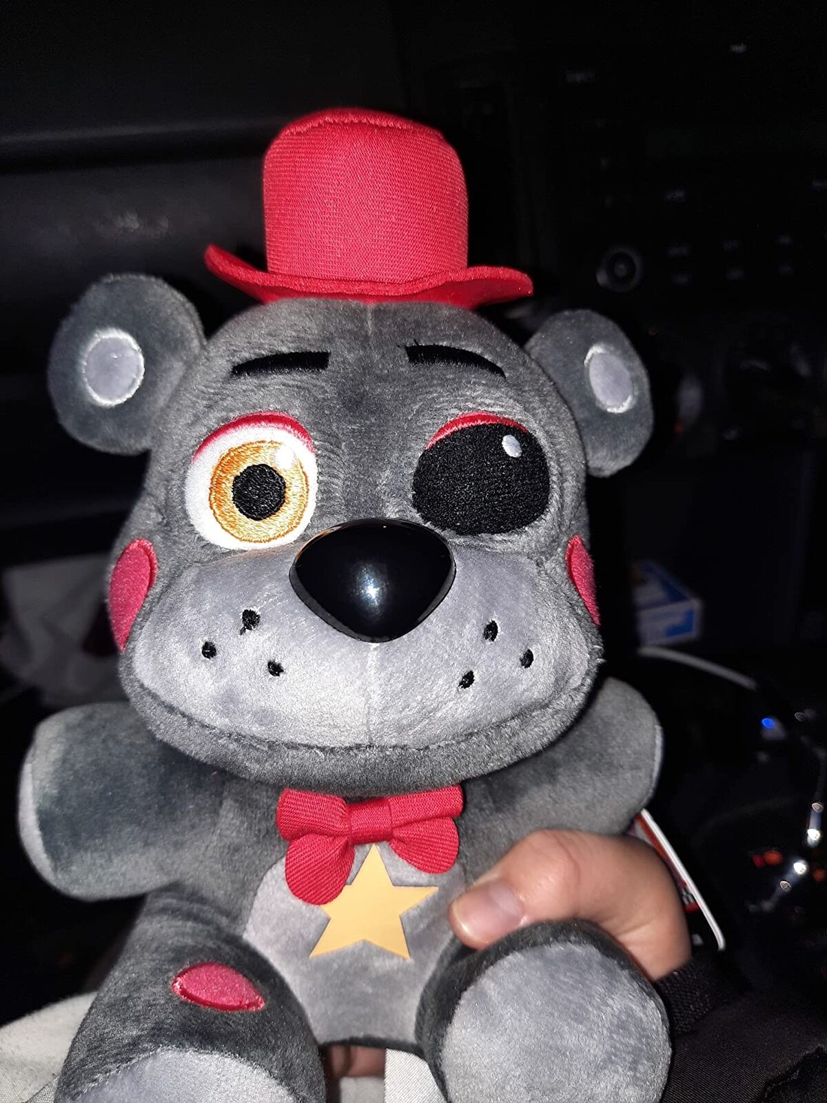 Fnaf Five Nights At Freddy&#39;s Pizza Gray Lefty Freddy Plush Figure  Toy 20cm