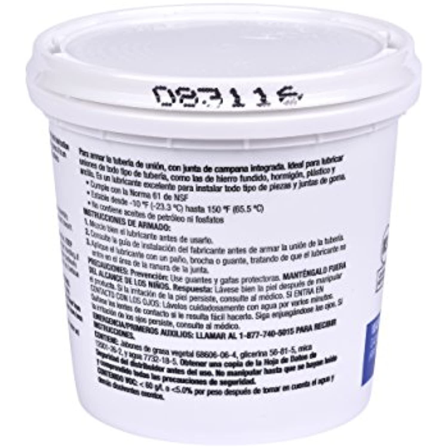 Oatey 30600 Lubricant, For Rubber Gaskets, 32Ounce eBay