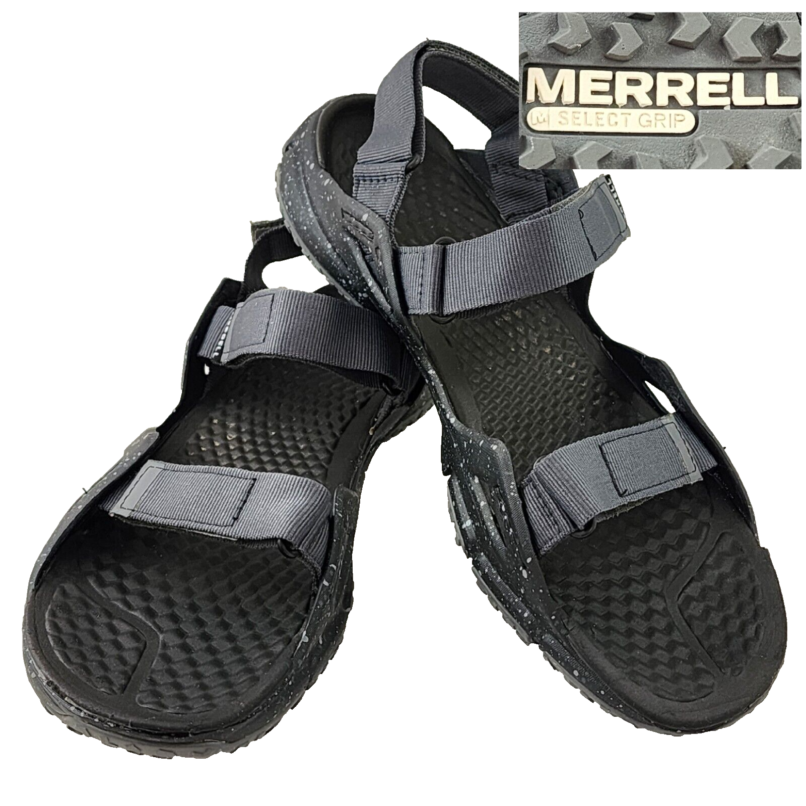 Merrell Uomo 11 Select Grip HydroTrekker Strap Sandalo Nero Performance J50253