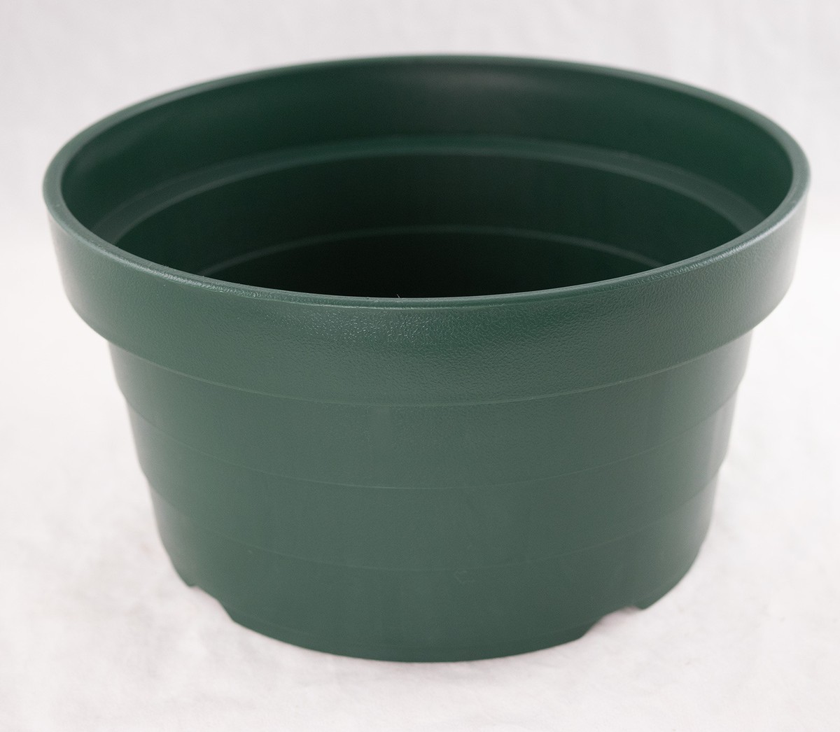 Japanese Heavy Duty Round Green Plastic Bonsai Training Pot - 8.25"x 8.25"x  4.5"